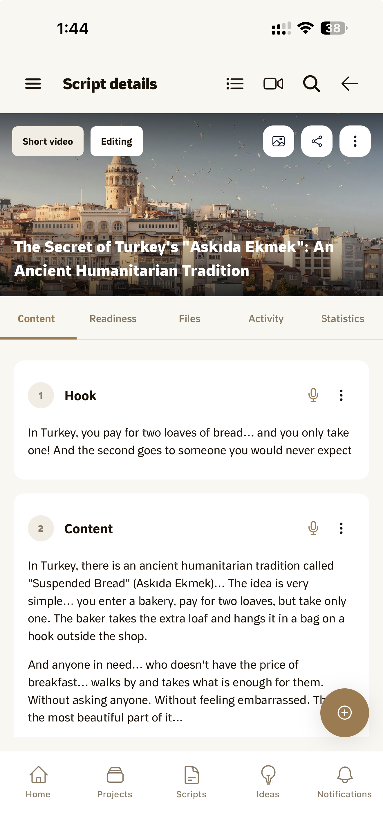 Sharing a script with a read only link